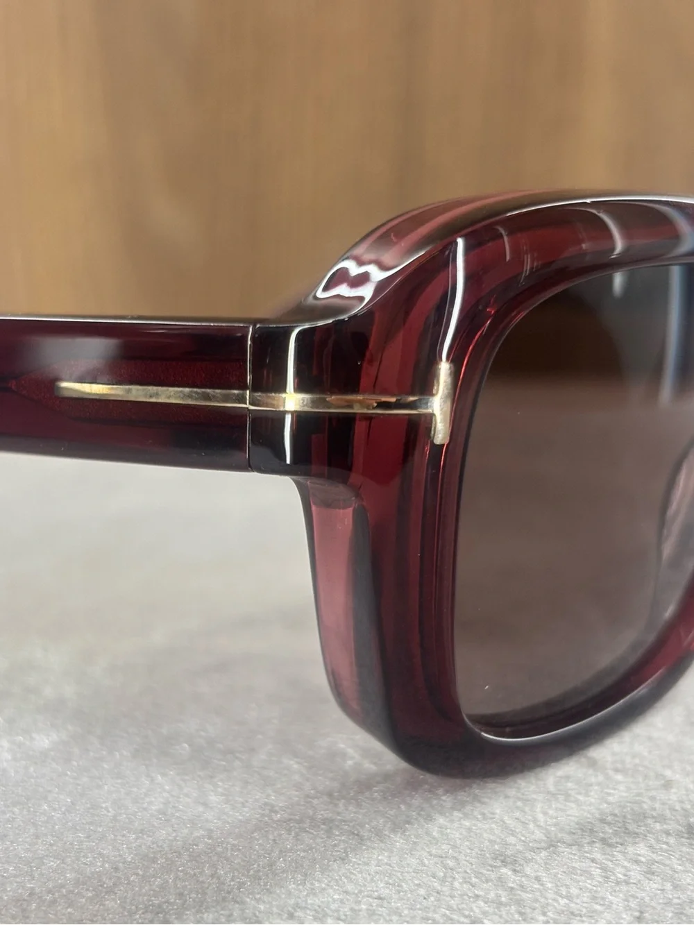 Tom Ford Natalia-02 TF1283 69T Burgundy Sunglasses 52-20-140 New